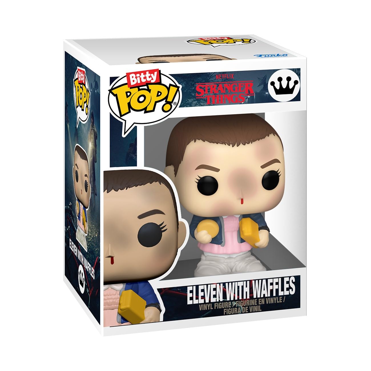 Funko Pop Bitty: Stranger Things - Eleven with Waffles, Mike, Jonathan, and Mystery Chase Figure - (Style May Vary) and A Surprise Mystery Mini Figure - 0.9 Inch (2.2 Cm) Collectable