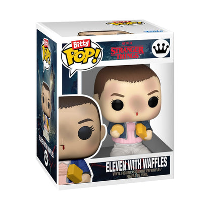 Funko Pop Bitty: Stranger Things - Eleven with Waffles, Mike, Jonathan, and Mystery Chase Figure - (Style May Vary) and A Surprise Mystery Mini Figure - 0.9 Inch (2.2 Cm) Collectable