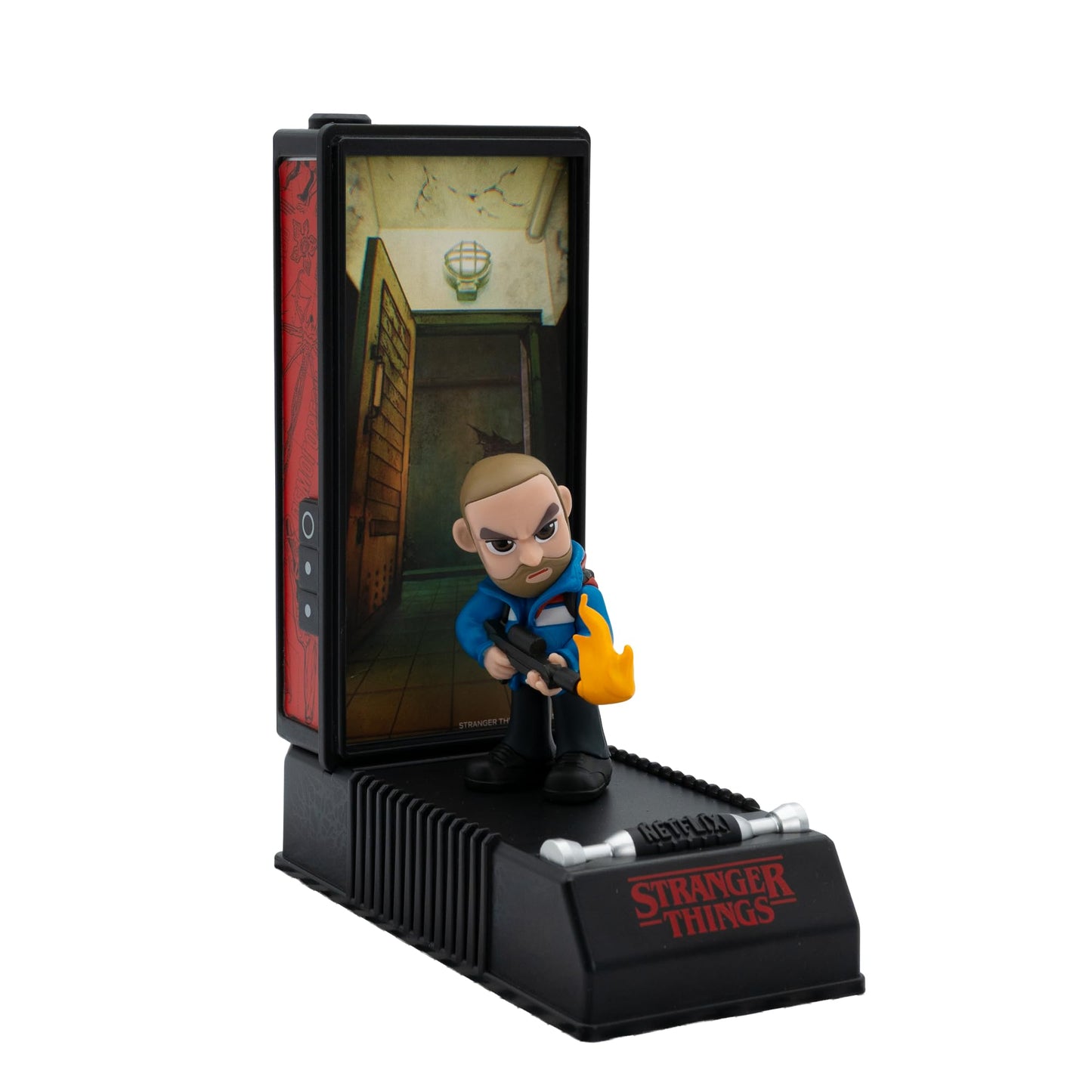 YuMe Stranger Things Walkie Talkie Collectible | Upside Down Capsule Series 3 Surprise Mini Figure & Display Stand | Netflix Merchandise | Kids, Adults & Series Fans Toy Gift | Get All 8 Characters
