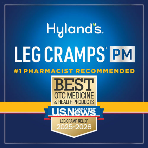 Hyland's Leg Cramps PM, Relief of Nighttime Leg, Calf, and Foot Cramps, 50 Quick-Dissolving Tablets