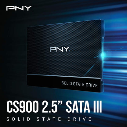 PNY CS900 1TB 3D NAND 2.5" SATA III Internal Solid State Drive (SSD) - (SSD7CS900-1TB-RB)