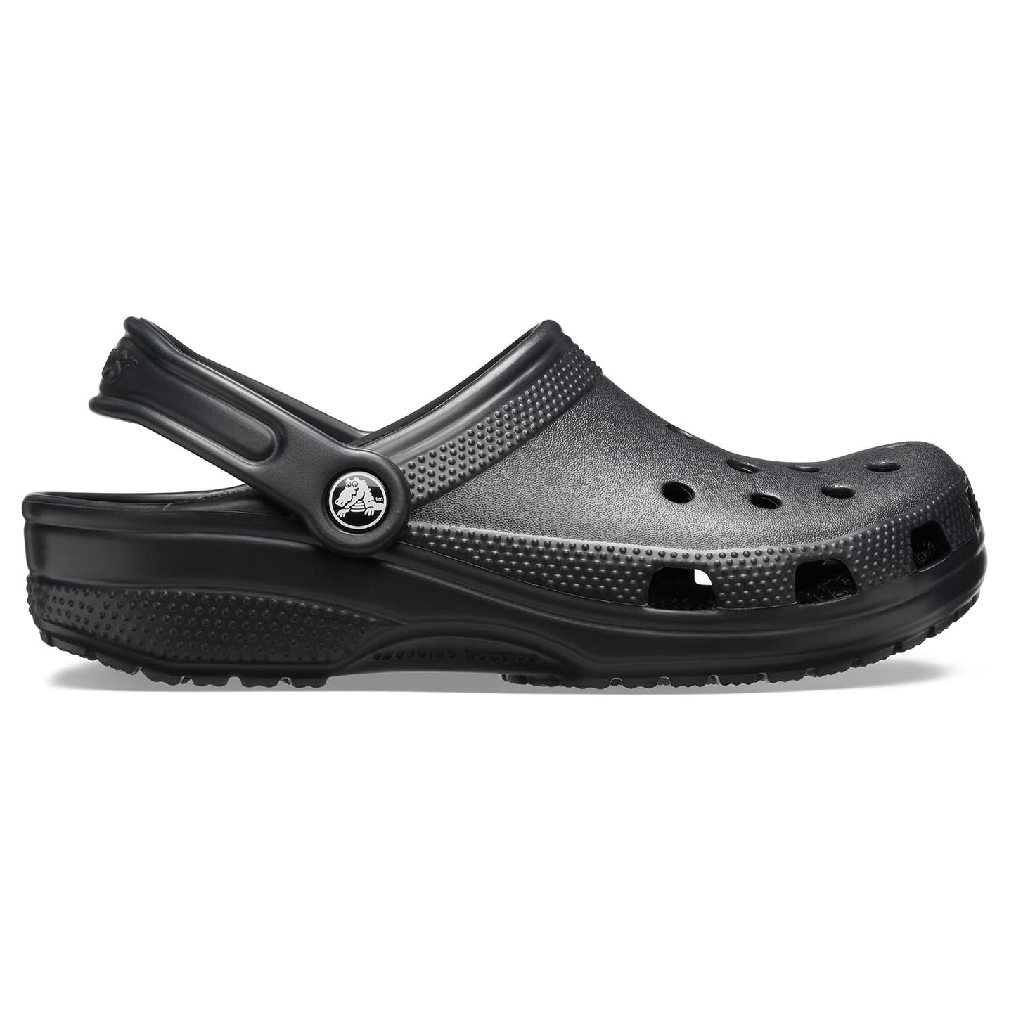 Crocs Unisex-Adult Classic Clogs, Black, 12 Men/14 Women