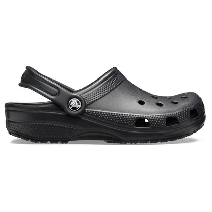 Crocs Unisex-Adult Classic Clogs, Black, 12 Men/14 Women