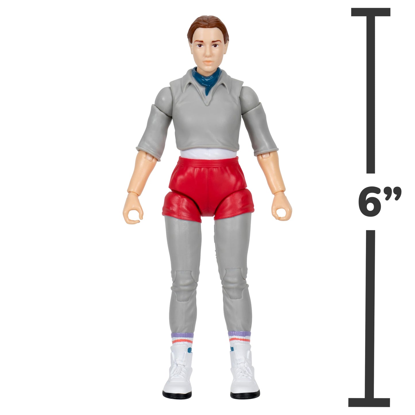 Stranger Things Eleven Upside Down Collector Figure - 6-Inch Highly Detailed Figure with Soft Good Clothing and Unique Accessories