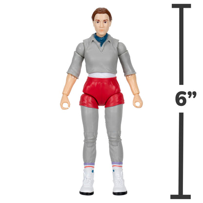 Stranger Things Eleven Upside Down Collector Figure - 6-Inch Highly Detailed Figure with Soft Good Clothing and Unique Accessories