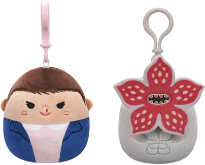 Squishmallows Original “Stranger Things” 3.5-Inch Eleven + Demogorgon 2-Pack - Official Jazwares Plush (Clips)