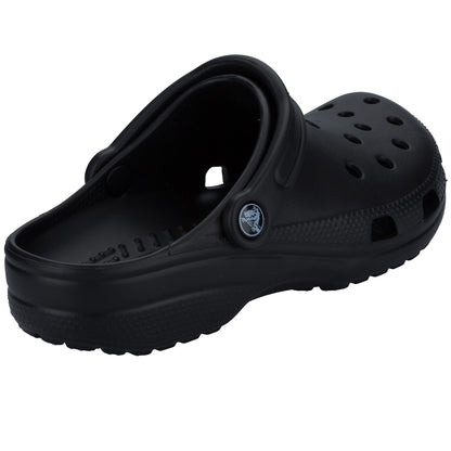 Crocs Unisex-Adult Classic Clogs, Black, 11 Men/13 Women