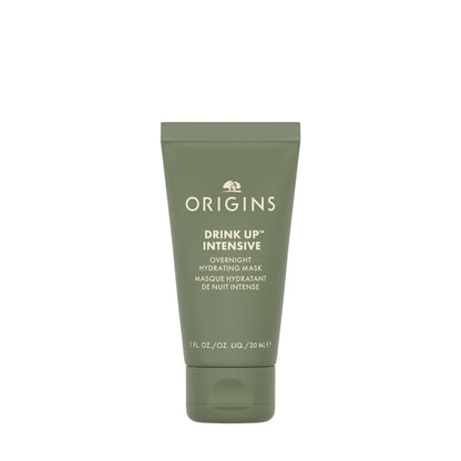 Origins Drink Up Intensive Overnight Hydrating Face Mask | Hydrates for 72 Hours | With Niacinamide, Hyaluronic Acid, & Avocado Butter | Travel Size, 1 Fl Oz