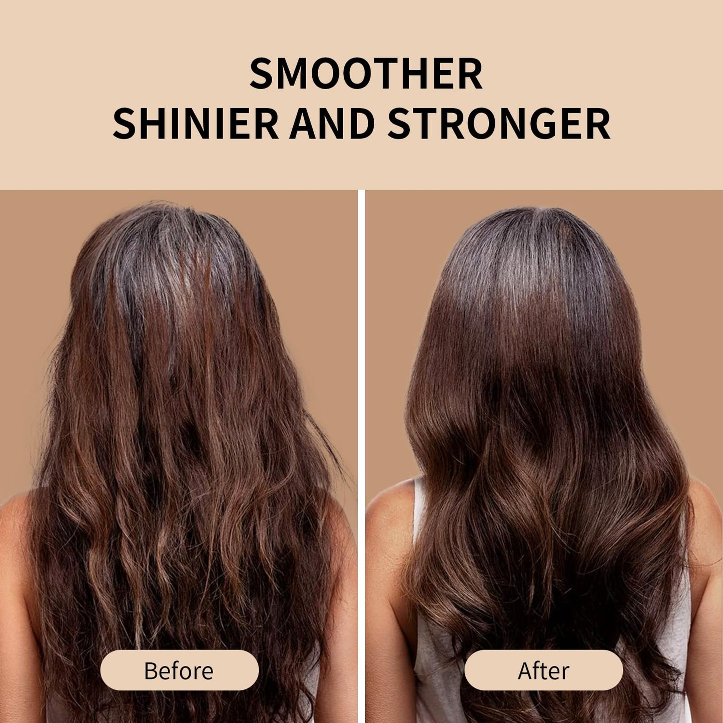 POEROES Hair Oil 50 Capsules - Hair Vitamins A C E Pro B5 - Hair Treatment Serum - Hair Serum for Frizzy and Damaged Hair - Argan & Avocado Oil - Leave in Conditioner for Women & Men