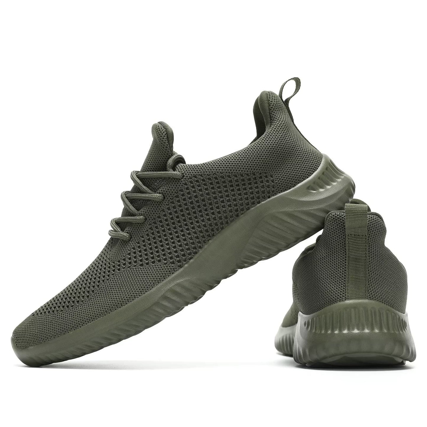 Wrezatro Men's Slip on Walking Shoes Ultra Light Breathable Non Slip Running Shoes Casual Fashion Sneakers Mesh Workout Sports