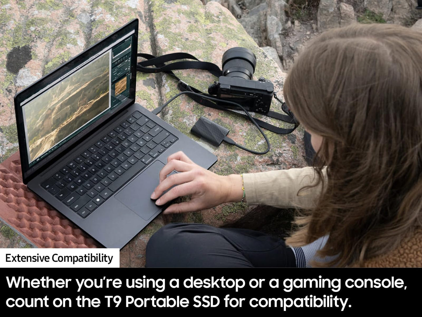 SAMSUNG T9 Portable SSD 4TB, USB 3.2 Gen 2x2 External Solid State Drive, Seq. Read Speeds Up to 2,000MB/s for Gaming, Students and Professionals,MU-PG4T0B/AM, Black (pack of 1)