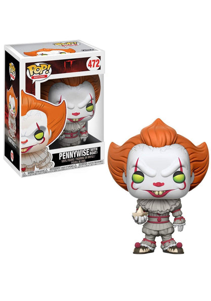 Funko Pop Movies: It - Pennywise with Boat - (Styles May Vary) Collectible Figure - Collectable Vinyl Figure - Gift Idea - Official Merchandise - Toys for Kids & Adults - Horror Fans