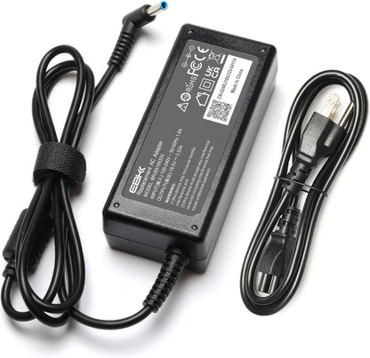 65W Laptop Charger Blue Tip Compatible with HP EliteBook Charger 840 850 845 830 820 G8/G7/G6/G5/G4/G3,ProBook 640 650 450 430 440 445 446 455 470 745 735 725 755 with Power Cord