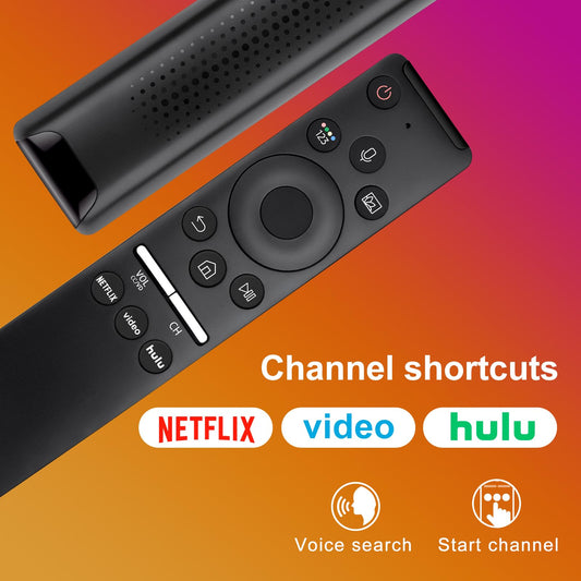 Replacement Voice Remote for Samsung-TV-Remote Control Compatible for All Samsung with Voice Function Smart Curved Frame QLED LED LCD 8K 4K TVs