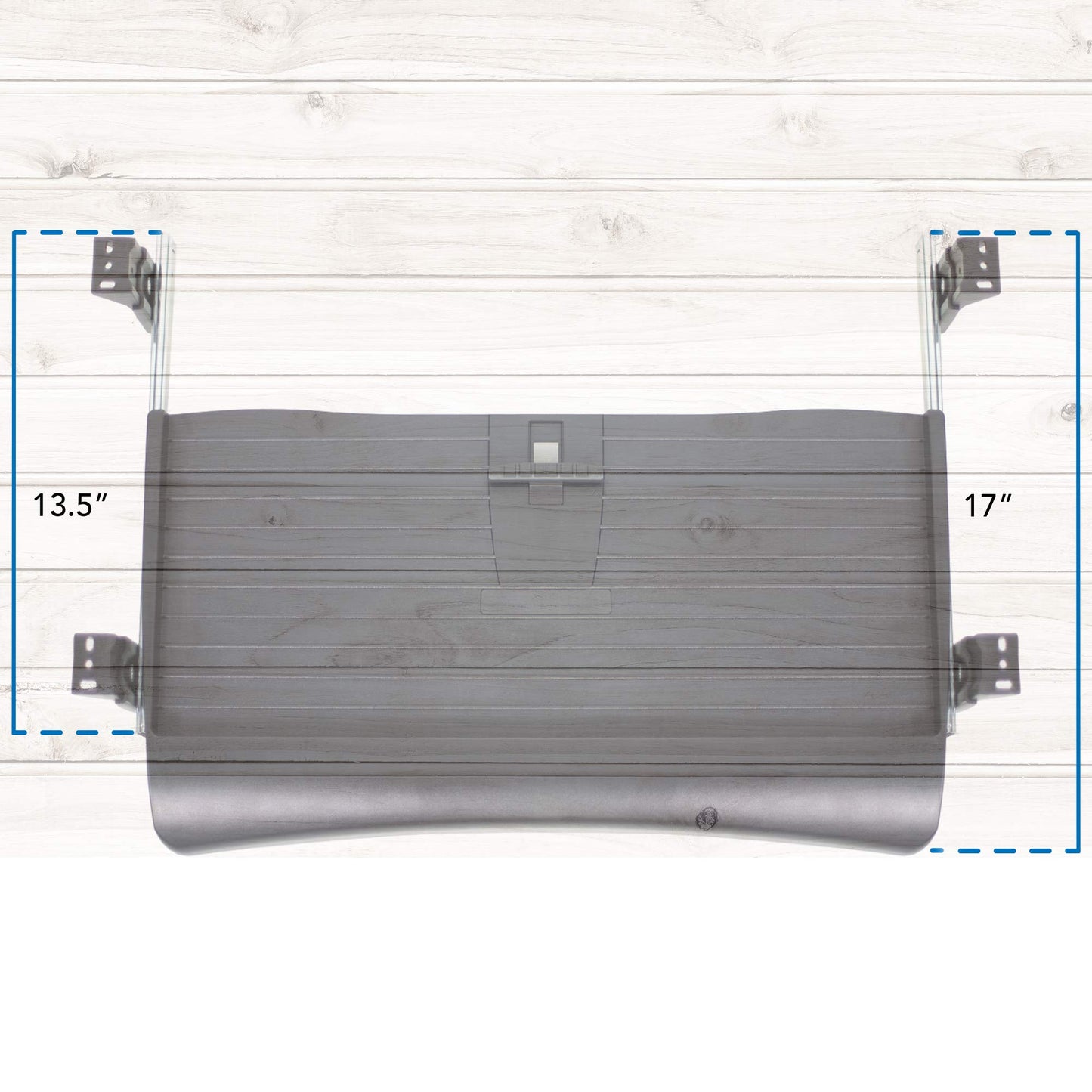 Mount-It! Keyboard Tray Under Desk with Adjustable Mouse Platform – Easy-Glide Sliding Drawer Under Desk Slide Out – Ergonomic Under Key Board Shelf for Office, Gaming, and Workstations