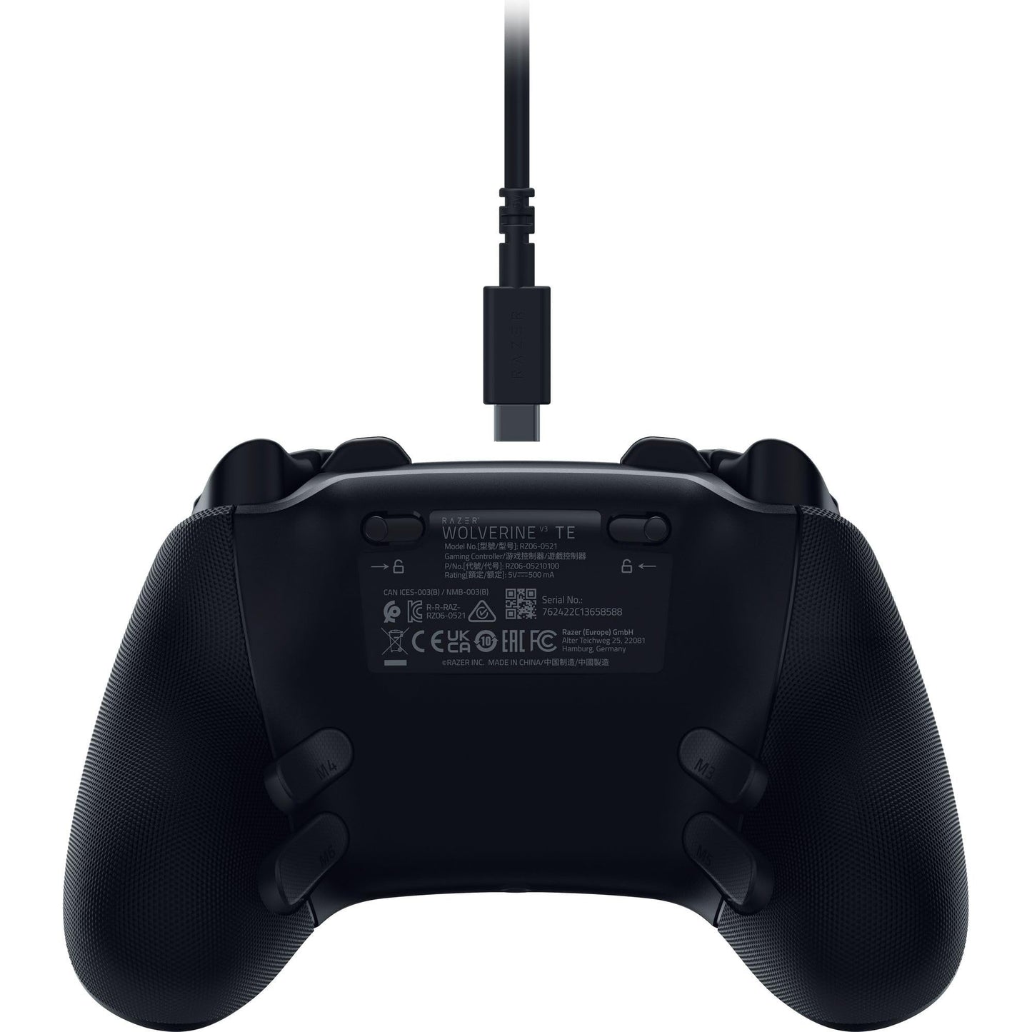 Razer Wolverine V3 Tournament Edition Wired Gaming Controller: Licensed for Xbox Series X|S, Xbox One, Windows PC - 6 Remappable Buttons - Fast Triggers - USB-C Cable - Wired Tournament Mode - Black