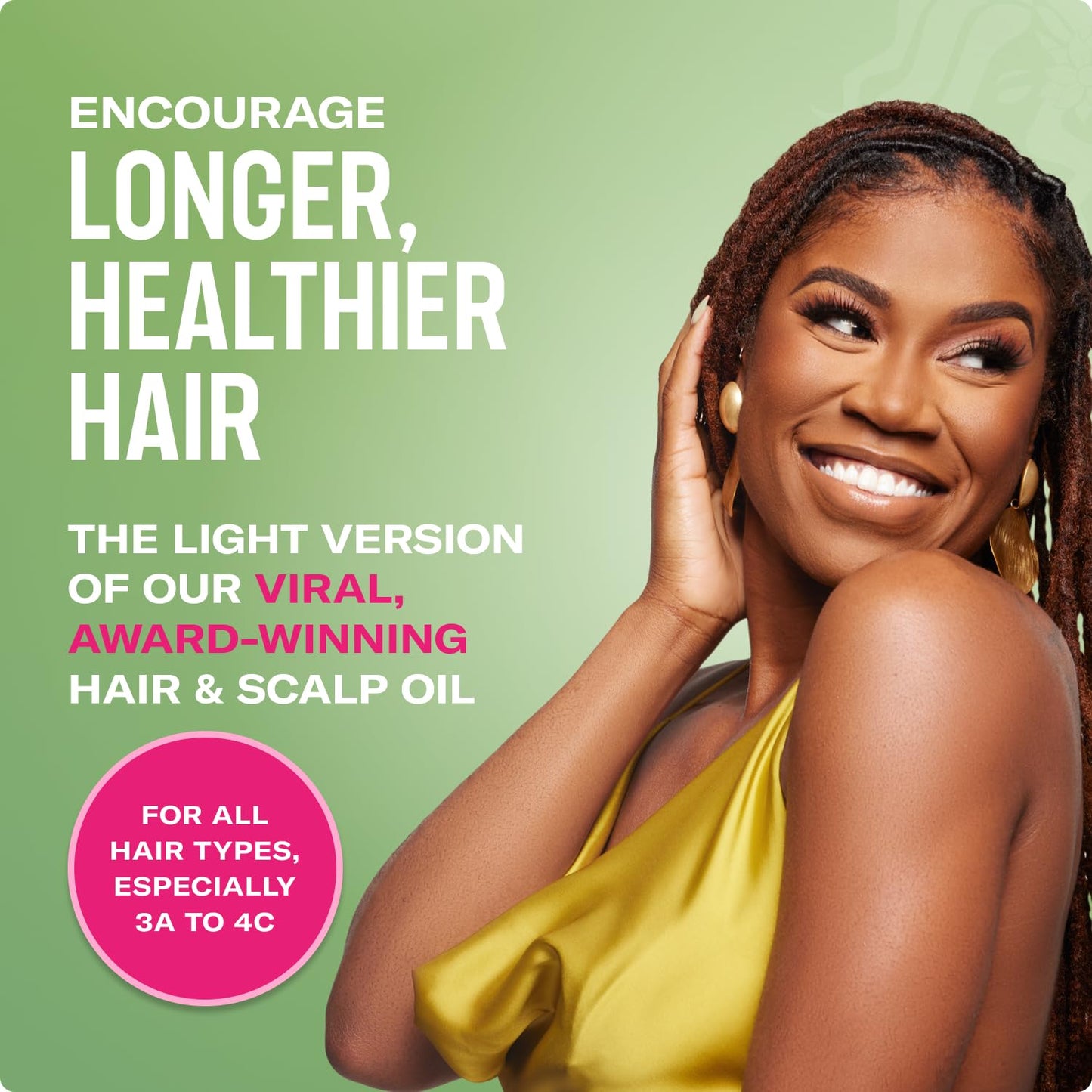 Mielle Organics Rosemary & Mint Light Hair Oil, Split Ends & Dry Scalp Treatment - Infused with Biotin & Essential Oils for Strengthening, Soothing, Moisturizing & Encouraging Longer Hair (2 Oz)