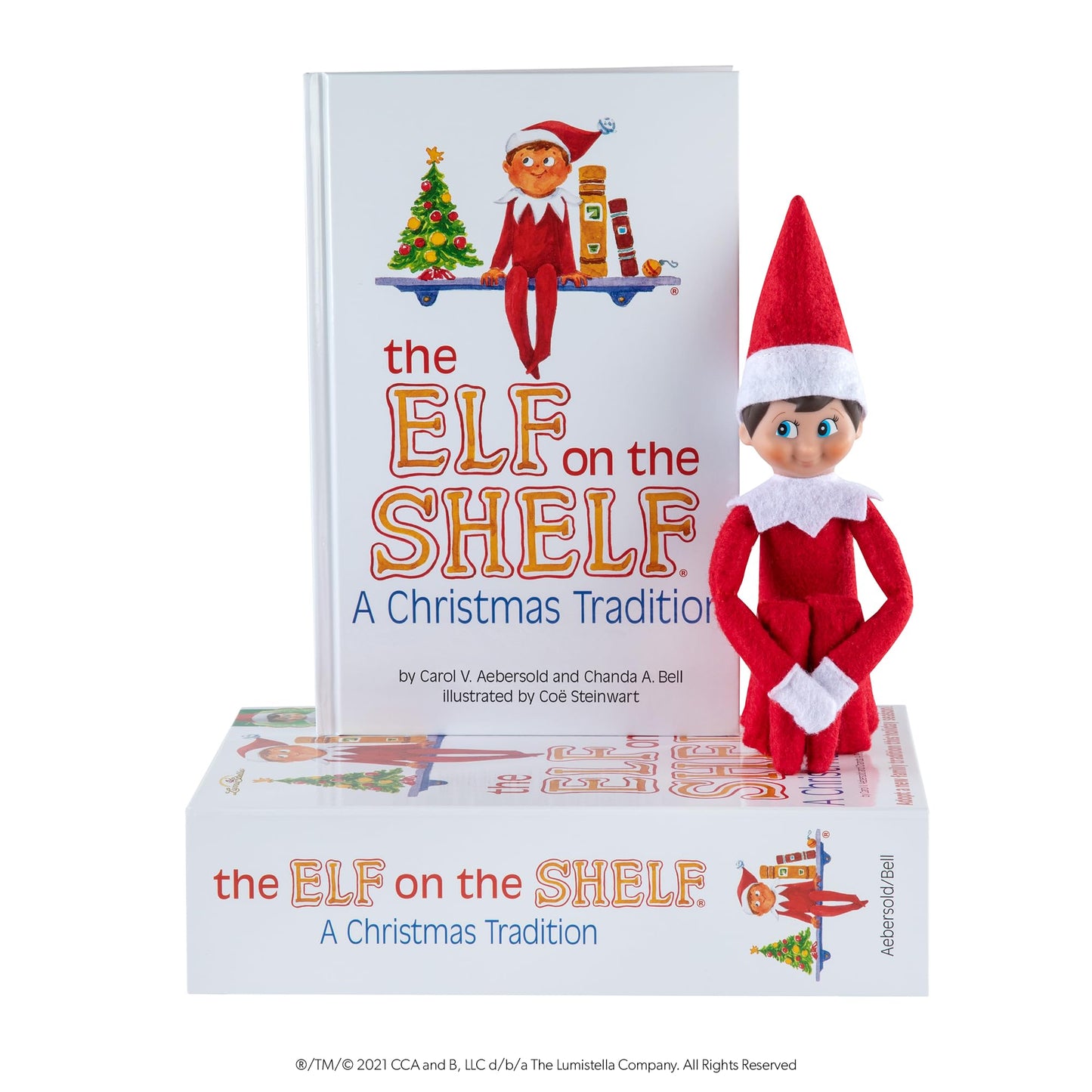 The Elf on the Shelf: A Christmas Tradition - Boy Scout Elf with Blue Eyes - Includes Artfully Illustrated Storybook, Keepsake Box and Official Adoption Certificate