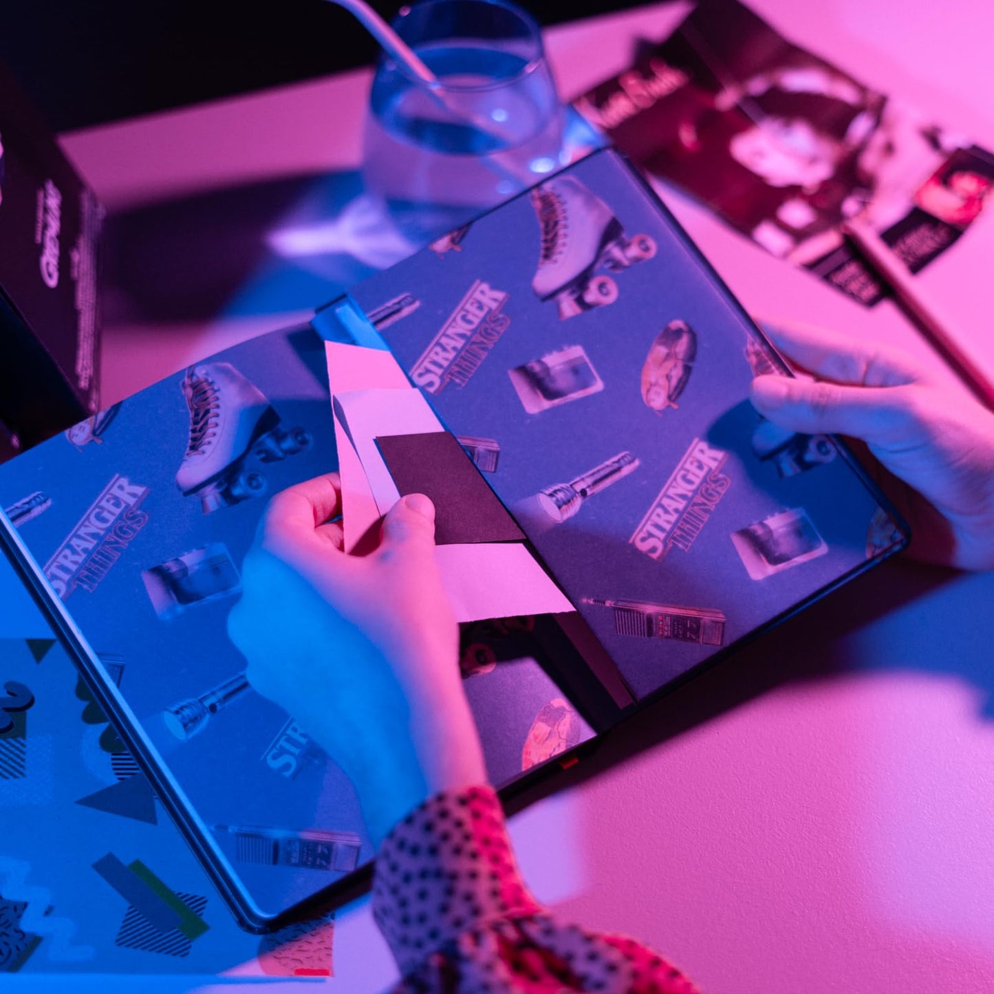 Notebook Journal Stranger Things Official | Hardcover Journaling Notebooks | A5 Notebook | Cute Notebooks | 192 Dotted Pages