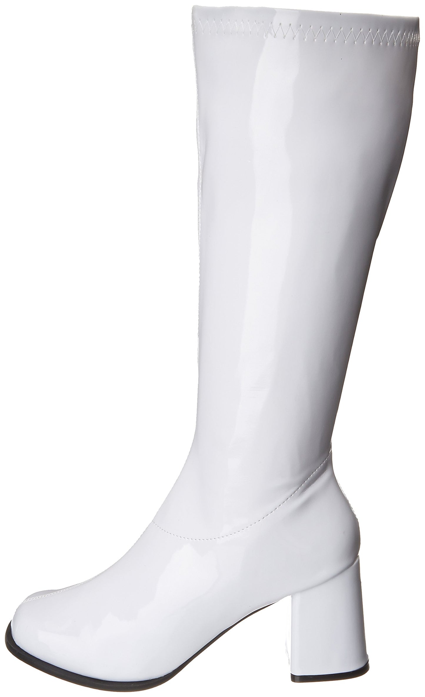 Ellie Shoes Women's Gogo Boot, White, 7 M US