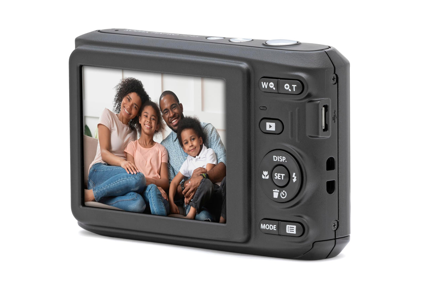KODAK PIXPRO Friendly Zoom FZ45-BK 16MP Digital Camera with 4X Optical Zoom 27mm Wide Angle and 2.7" LCD Screen (Black)