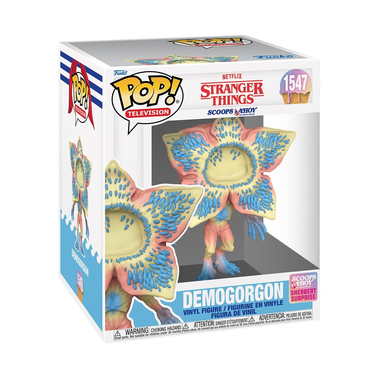 Funko POP! Super: Stranger Things - Demogorgon - (Scoops Ahoy) - Collectable Vinyl Figure - Gift Idea - Official Merchandise - for Kids & Adults - TV Fans - Model Figure for Collectors and Display