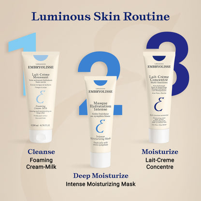 Embryolisse Intense Moisturizing Face Mask | Ultra-Hydrating Treatment with Hyaluronic Acid | Daily Skincare that Soothes, Plumps & Provides a Long-lasting Hydration, 1.7 Fl Oz