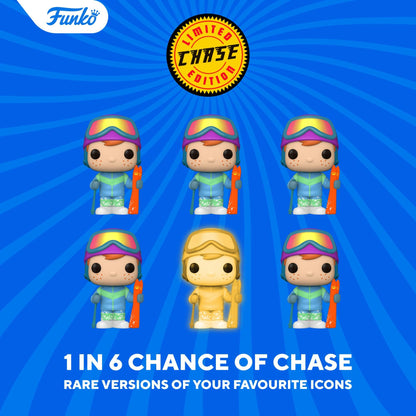 Funko Pop Bitty: Stranger Things - Dustin, Lucas, Eleven - (with Electrodes), and Mystery Chase Figure - (Style May Vary) and A Surprise Mystery Mini Figure - 0.9 Inch (2.2 Cm) Collectable