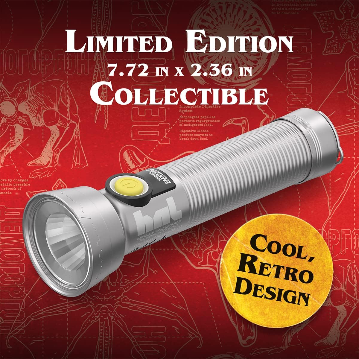 Stranger Things Demogorgon Hunting LED Flashlight by Energizer, Limited , Vintage , Collector‚Äôs Edition (Batteries Included)