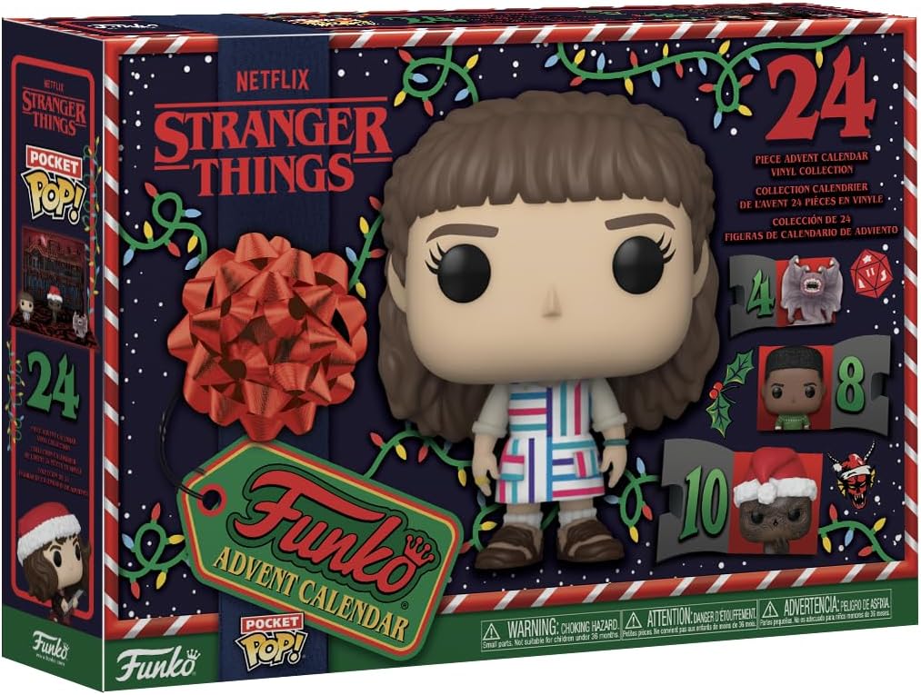Funko Pop! Advent Calendar: Stranger Things - Vecna - 24 Days of Surprises - Collectible Vinyl Mini Figures - Mystery Box - Gift Idea - Holiday Present for Kids - Christmas Countdown