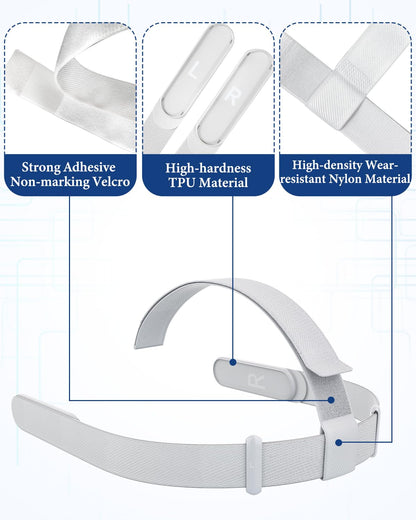 Head Strap for 0culus Quest 2 Headset, Original Replacement HeadStrap Compatible with Met-a Quest 2,Vr Headset Strap for 0culus Quest2 Accessories