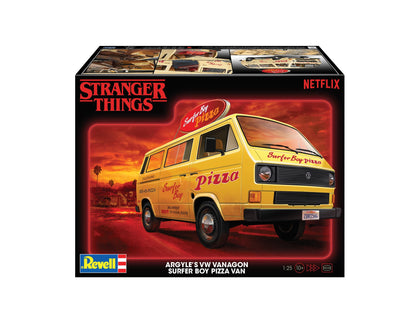 Revell 14559 Stranger Things VW T3 Surfer Boy Pizza Van 1:25 Scale 90-Piece Skill Level 3 Model Building Kit