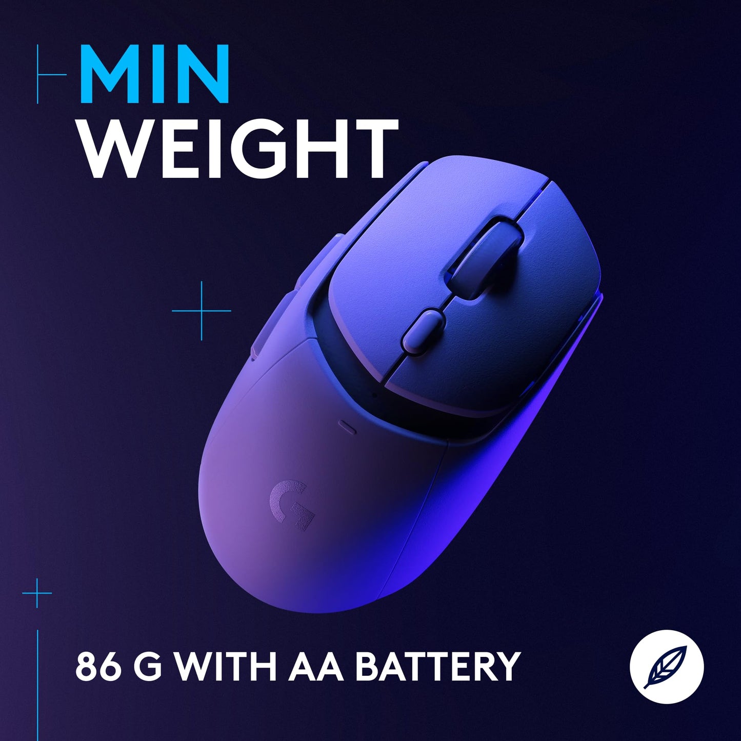 Logitech G309 Lightspeed Wireless Gaming Mouse, Lightweight, LIGHTFORCE Switches, Hero 25K Sensor, 300+ hr Battery, 6 Programmable Buttons, PC & Mac - White