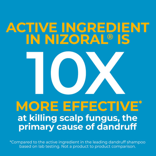 Nizoral Anti-Dandruff Shampoo with 1% Ketoconazole, 14 Fl Oz, Fresh Scent, Anti Fungal Shampoo