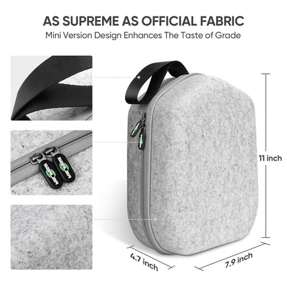 sarlar Hard Carrying Case Compatible with Meta Quest 3S/Quest 3/Oculus Quest 2/Vision Pro Official Original/Elite Strap VR Headset and Controller Accessories, Suitable for Travel and Home Storage