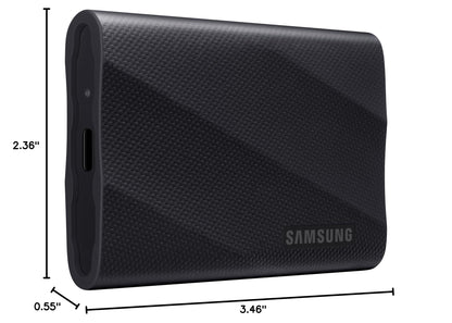 SAMSUNG T9 Portable SSD 4TB, USB 3.2 Gen 2x2 External Solid State Drive, Seq. Read Speeds Up to 2,000MB/s for Gaming, Students and Professionals,MU-PG4T0B/AM, Black (pack of 1)