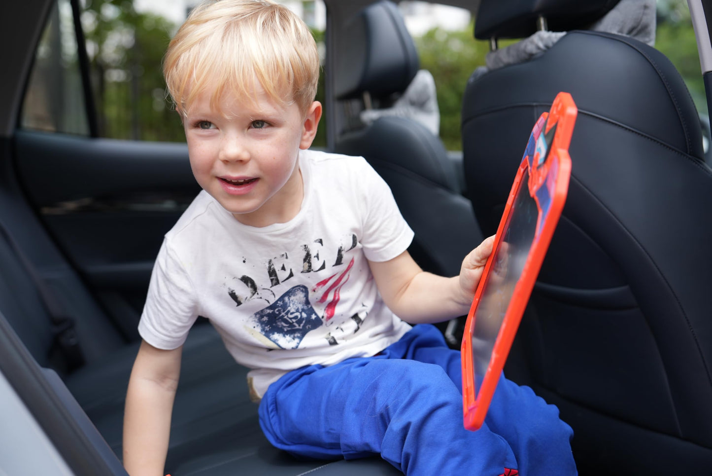 Fullware LCD Writing Tablet for Kids 10 Inch Spider Hero for Toddler 3 4 5 6 7 8 - Paint, Doodle Board, Drawing Pad - Travel Toys, Road Trip Car Activities, Birthday Christmas Gift Boys & Man