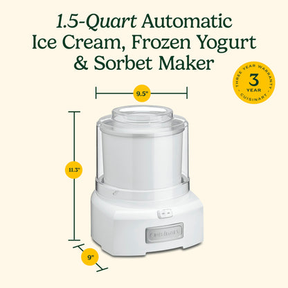 Cuisinart Automatic Frozen Yogurt-Ice Cream & Sorbet Maker (Pink)