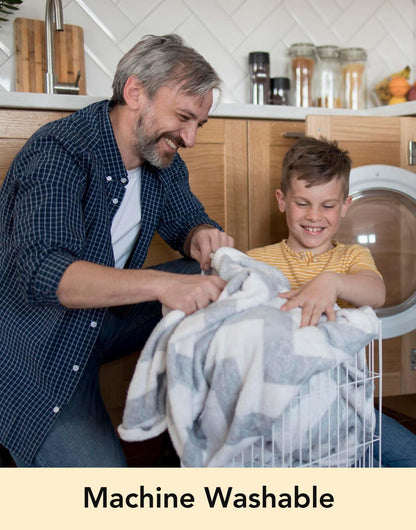 VeraCosy Men's Two-Tone Memory Foam House Slippers Indoor Outdoor Durable Rubber Sole (Dark Gray/Blue, 11-12 US)