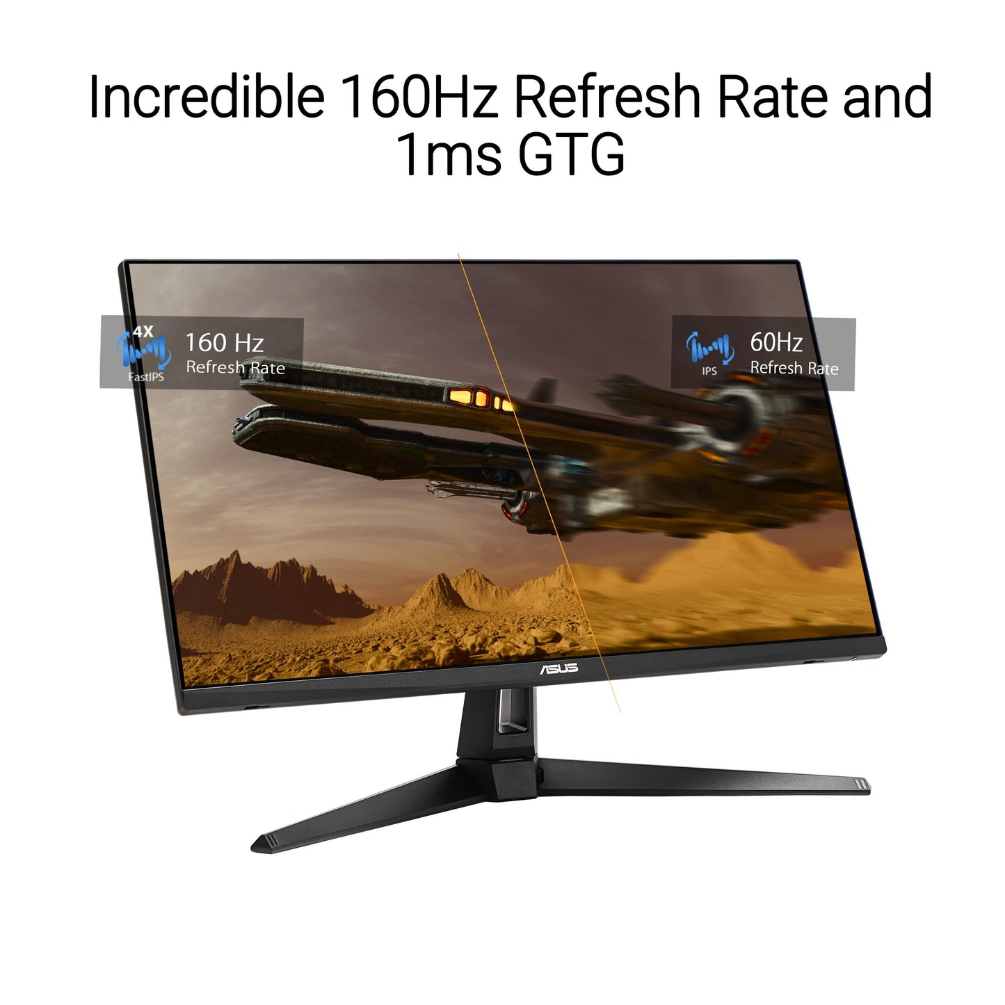 ASUS TUF Gaming 27” 4K HDR Monitor (VG27UQ1A) – 160Hz, 1ms, Extreme Low Motion Blur Sync, NVIDIA G-SYNC Compatible, AMD FreeSync Premium, 95% DCI-P3, DisplayWidget, 3 yr Warranty