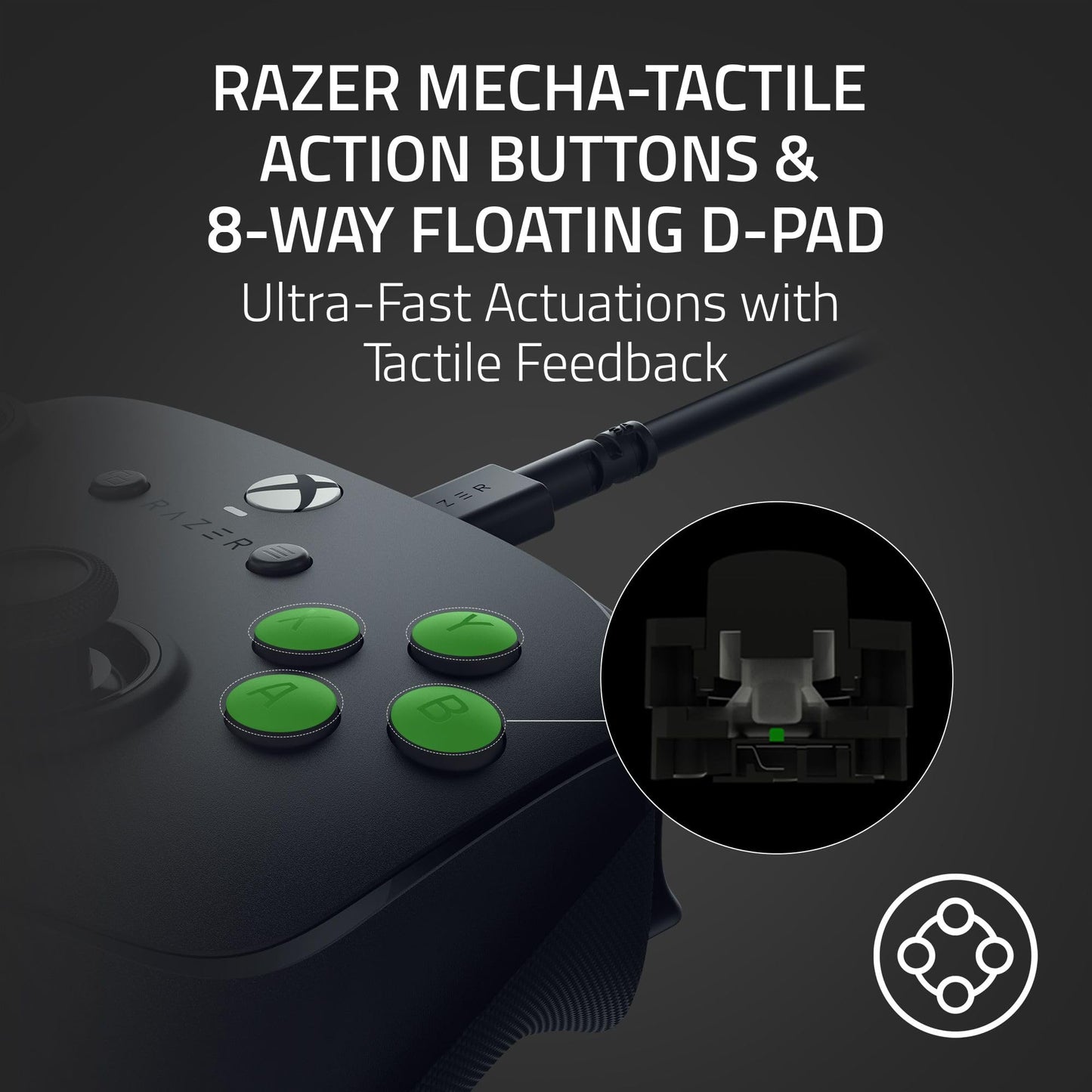 Razer Wolverine V3 Tournament Edition Wired Gaming Controller: Licensed for Xbox Series X|S, Xbox One, Windows PC - 6 Remappable Buttons - Fast Triggers - USB-C Cable - Wired Tournament Mode - Black