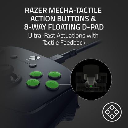 Razer Wolverine V3 Tournament Edition Wired Gaming Controller: Licensed for Xbox Series X|S, Xbox One, Windows PC - 6 Remappable Buttons - Fast Triggers - USB-C Cable - Wired Tournament Mode - Black