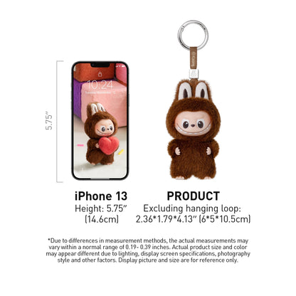 POP MART The Monster PIN for Love Series - Vinyl Plush Pendant Blind Box (A-M), Labubu Collectible Toys, Holiday Birthday Gifts for Girls and Boys, Single Box