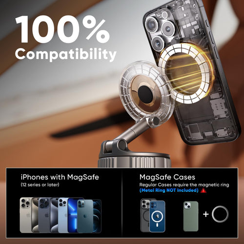 Magnetic Phone Holder for Car [120+ LB Strongest Suction & 2800gf Strongest Magnetic] 360° Adjustable Car Phone Holder for Magsafe Phone Holders for Your Car for iPhone 17 Pro Max 16 15 14 13 12 Plus