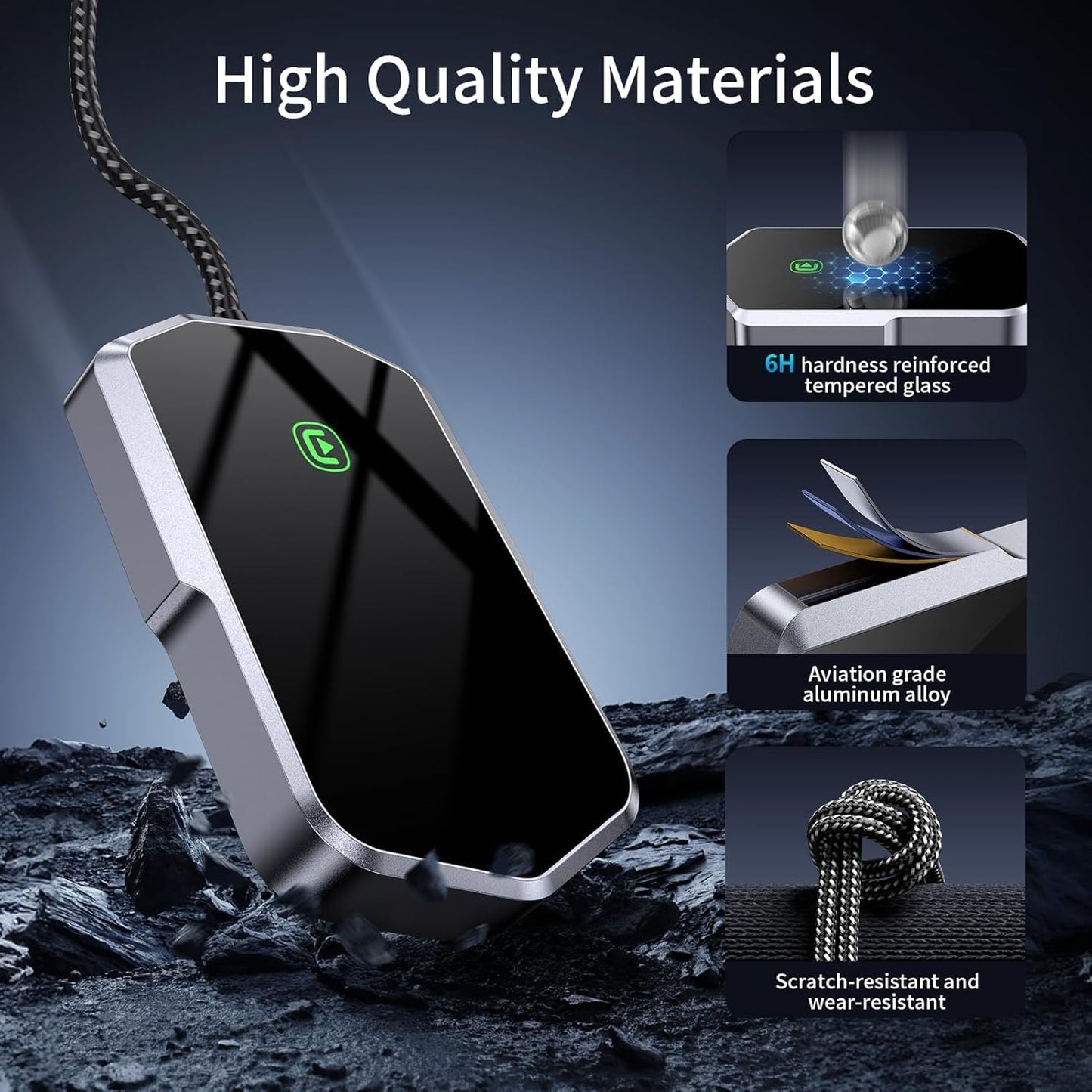 Wireless Carplay Adapter, Converts Wired to Wireless carplay Adapter for iPhone, Wireless Control Plug & Play Carplay for Cars from 2017 & for Apple iPhone iOS 10+