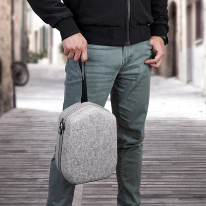 sarlar Hard Carrying Case Compatible with Meta Quest 3S/Quest 3/Oculus Quest 2/Vision Pro Official Original/Elite Strap VR Headset and Controller Accessories, Suitable for Travel and Home Storage