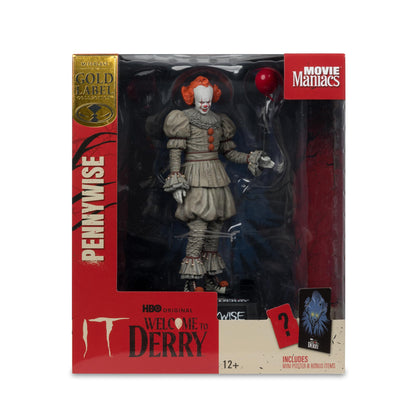 McFarlane Toys- Pennywise (Welcome to Derry) 6in Posed Figure Gold Label