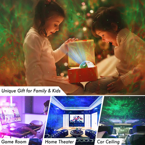 SHJQJJLBCQ Galaxy Light Projector for Kids and Adults - Astronaut Night Light for Bedrooms and Playrooms - Star Ceiling Decoration