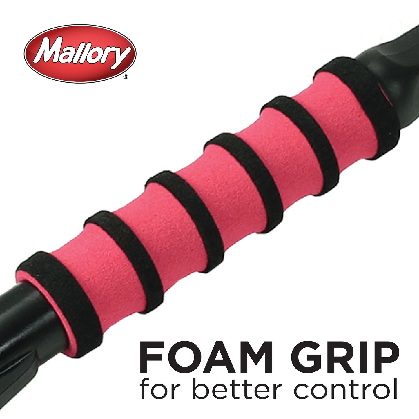 Mallory 532 26 Inch Snow Brush with Ice Scraper for Cars, Trucks, SUVs, RVs, and More (Colors May Vary)