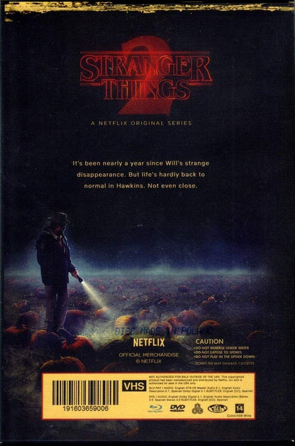 Stranger Things Season 2 (Blu-Ray + DVD) Exclusive VHS Retro Packaging Collector's Edition